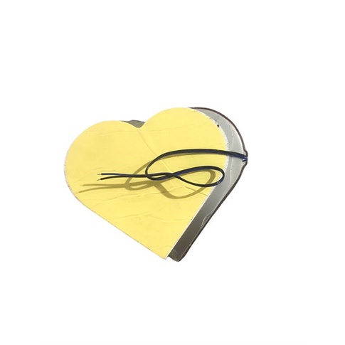 đèn led xoay 7 mầu Trái Tim 12V 8cm đèn trang trí ô tô xe tải phụ kiện đèn