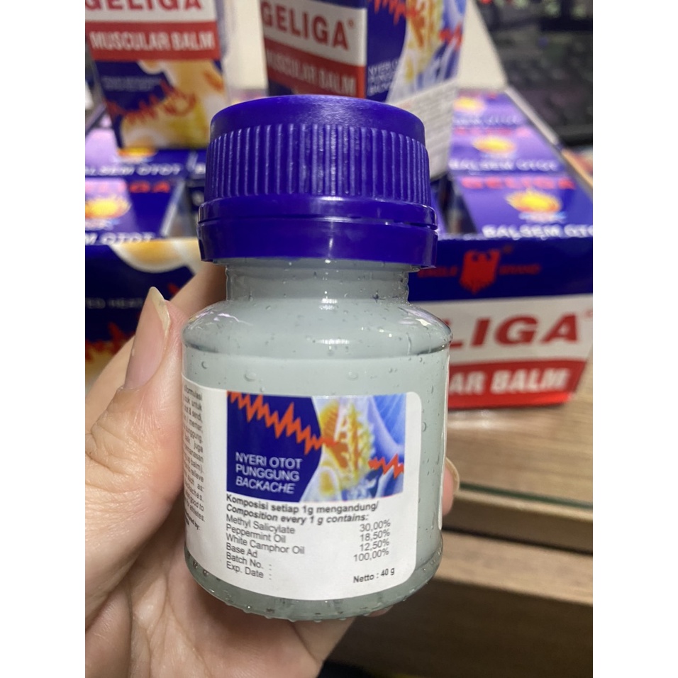 DẦU CÙ LÀ LỬA - CAO XOA BÓP NÓNG GELIGA(40gr)