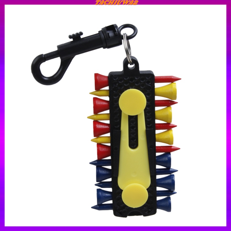 Móc Khóa 12 Giá Đỡ Bóng Golf + 2 Bút Đánh Dấu Tiện Dụng Tachiuwa2