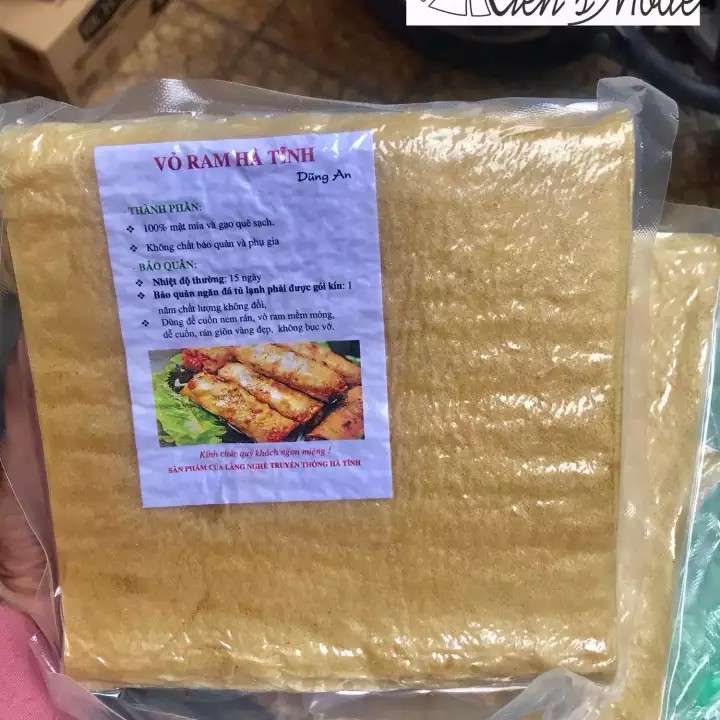 Vỏ ram Hà Tĩnh loại ngon mềm, dễ cuốn