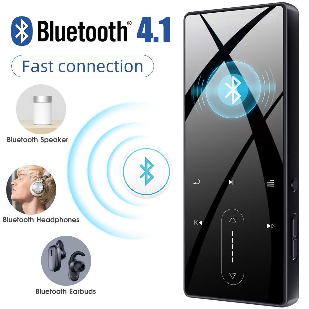 Máy Nghe Nhạc MP3 Lossless Bluetooth 4.1 Ruizu D22 Bộ Nhớ Trong 8GB (Có Loa Ngoài) - Hàng Chính Hãng