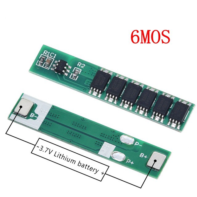 Bảng mạch bảo vệ pin Li-ion 3 4 6MOS BMS PCM 18650 1s 7.5A 10A 15A
