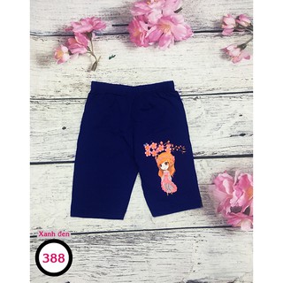 Quần lửng xanh đen barbie