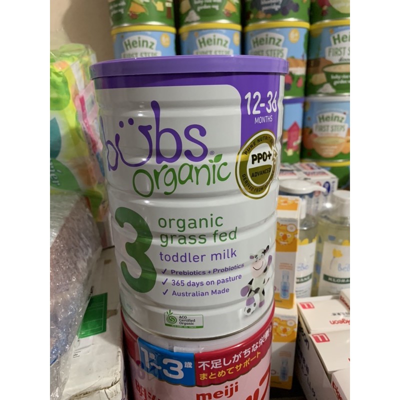(MUA 6 TẶNG 4+2 🎁)  Sữa Bub Bò Organic số 3 - 900gr
