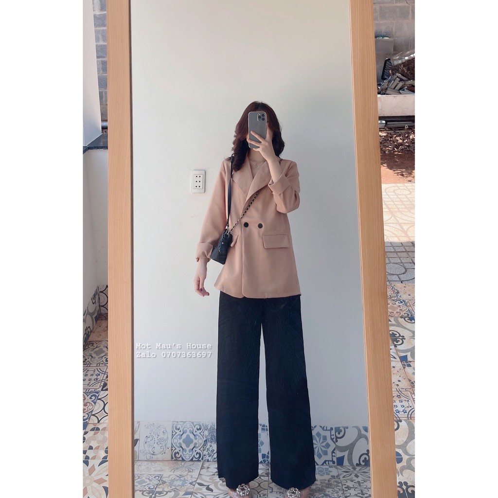 Áo vest Blazer túi nắp Hàn Quốc | BigBuy360 - bigbuy360.vn