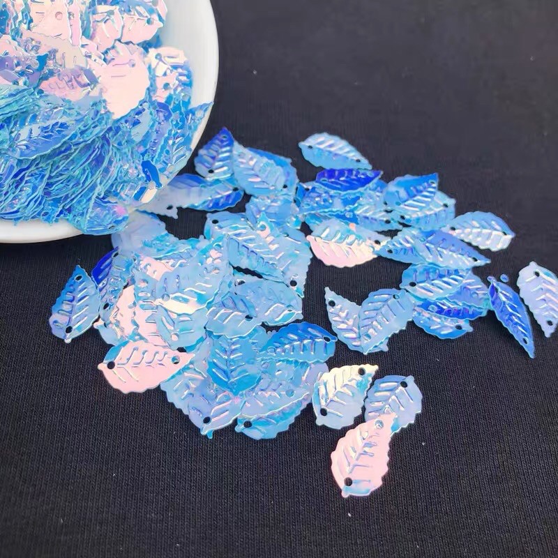 Hộp 30G Sequins hình lá trang trí