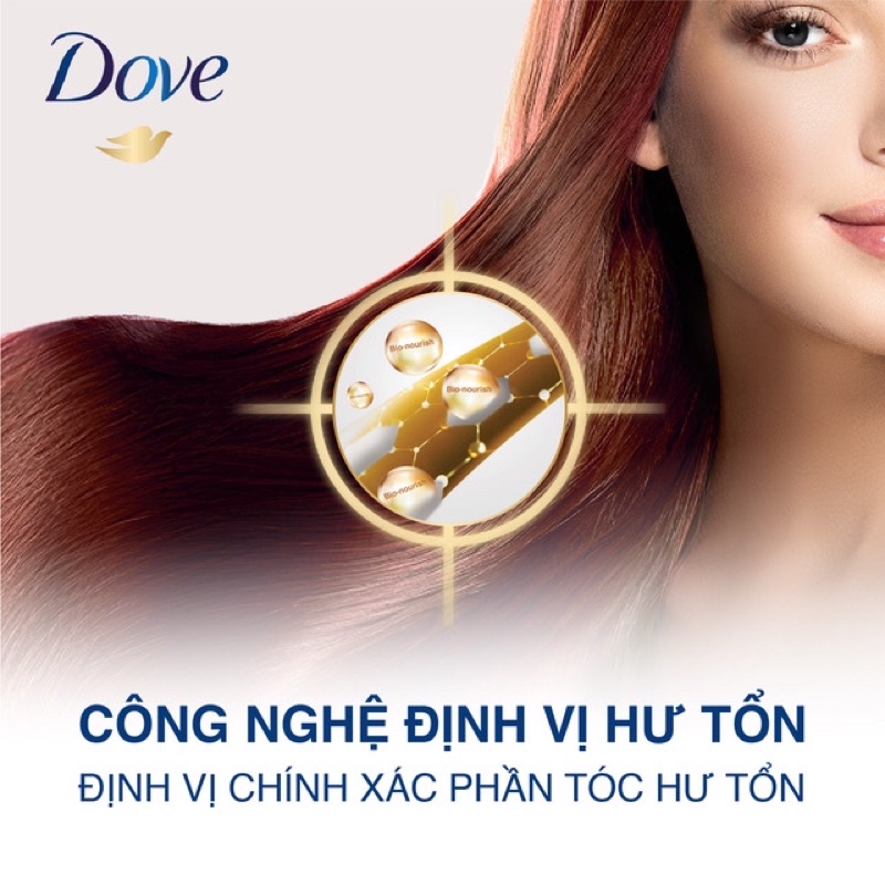 Dầu gội Dove phục hồi hư tổn 880g mẫu mới