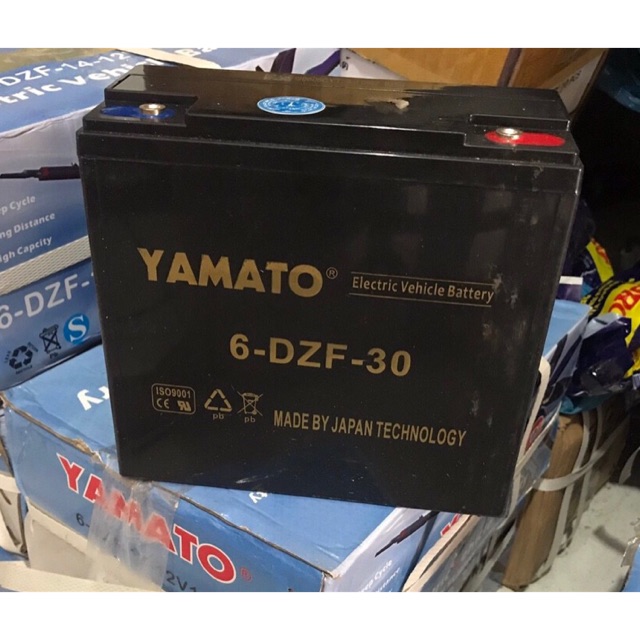 Ắc quy xe máy điện Yamato 12V-30Ah ( Bảo hành 1 năm)