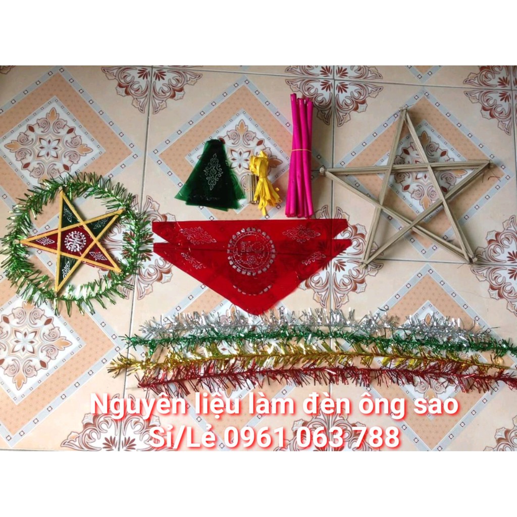 Cung Cấp Nguyên Liệu Làm Đèn Ông Sao Trung Thu