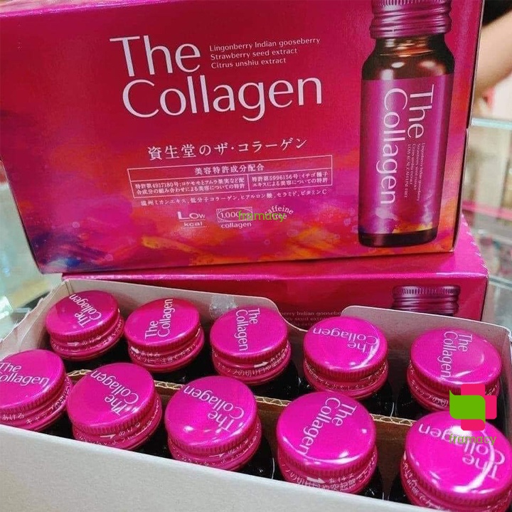 Collagen nước Shiseido The Collagen/Pure White, Nhật Bản (50ml) giúp làm đẹp, trắng da cho người từ 18 tuổi