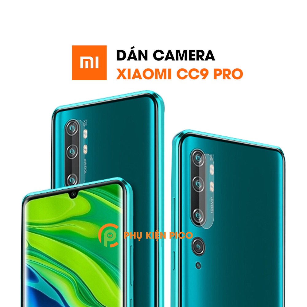 Dán camera Xiaomi CC9 Pro trong suốt - Dán camera Xiaomi Mi CC9 Pro chống xước bảo vệ camera