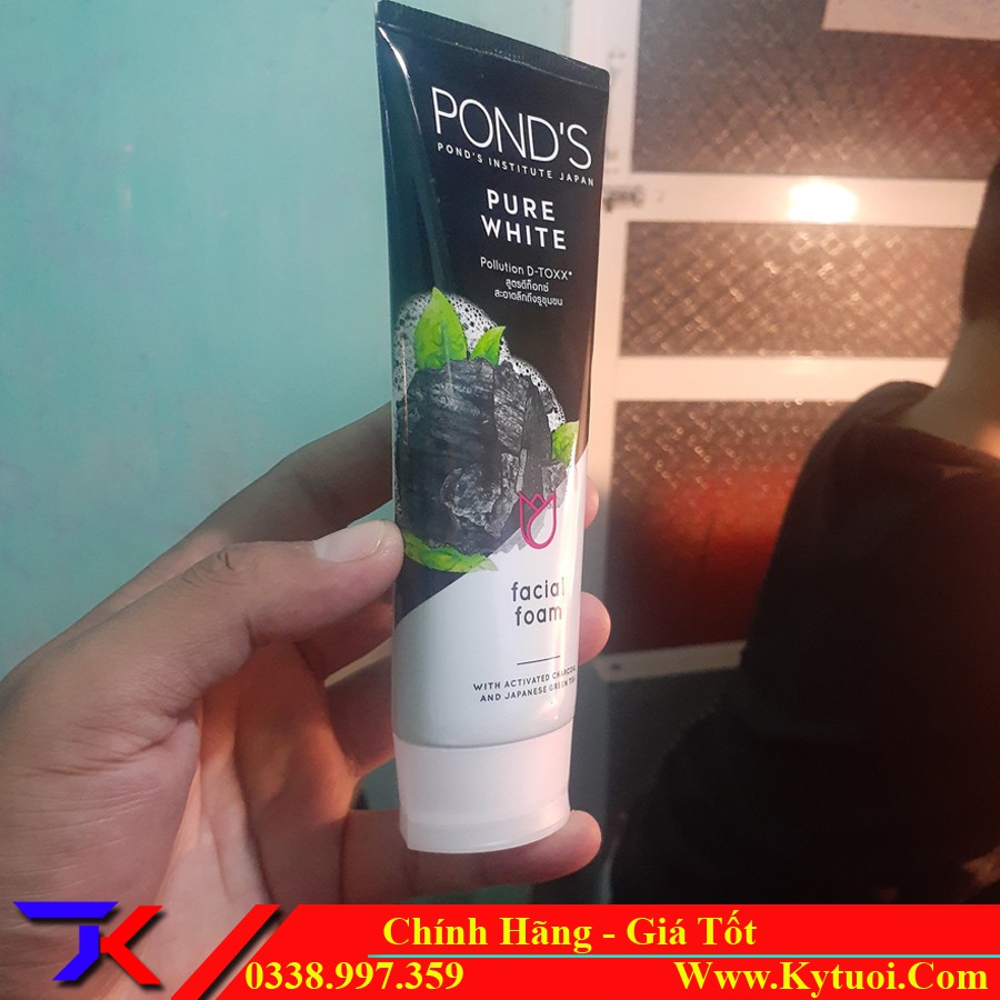 Sữa Rửa Mặt POND’S PURE WHITE Facial Foam 100g