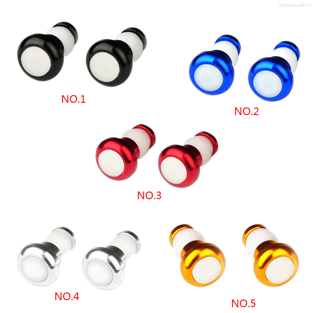 2 Đèn xi nhan gắn ghi đông xe đạp bằng hợp kim nhôm nhiều màu sắc