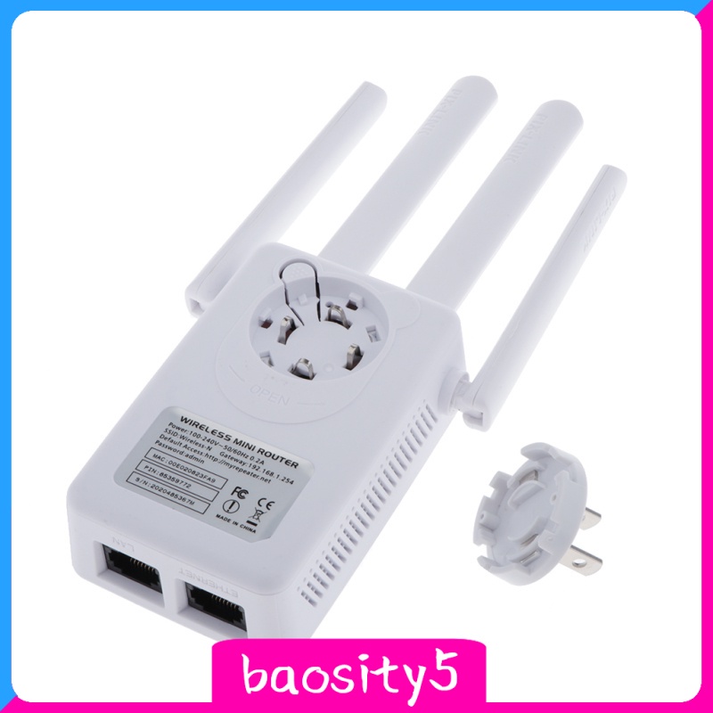 Bộ 5 Thiết Bị Phát Wifi Không Dây 300mbps Phích Cắm Us | BigBuy360 - bigbuy360.vn
