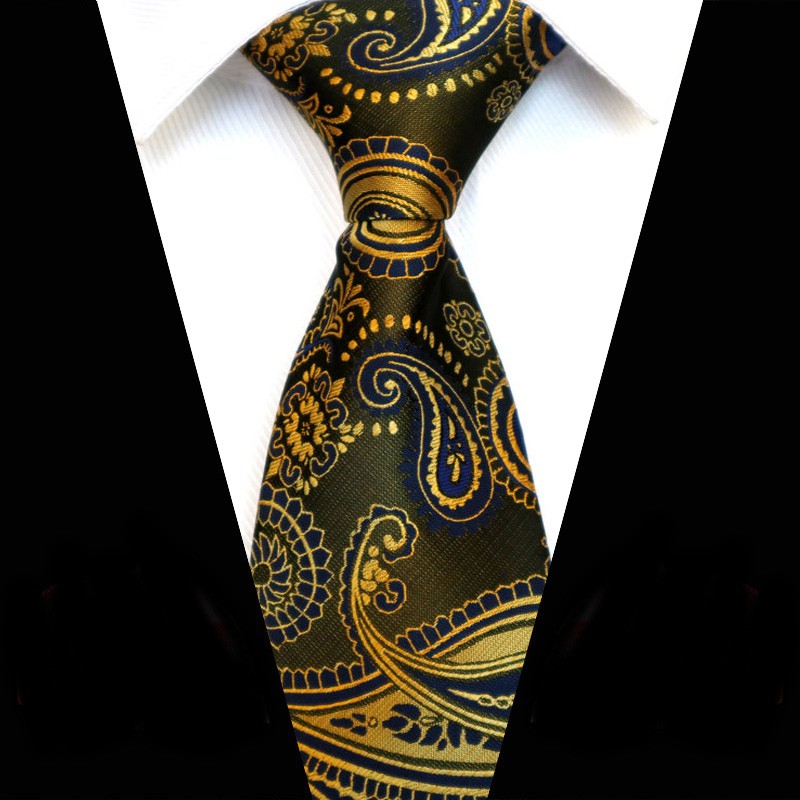 Cà Vạt Lụa In Hoa 8cm Thời Trang Cho Nam