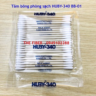 Tăm bông phòng sạch HUBY-340 BB-001 (25 Cái/Bịch)