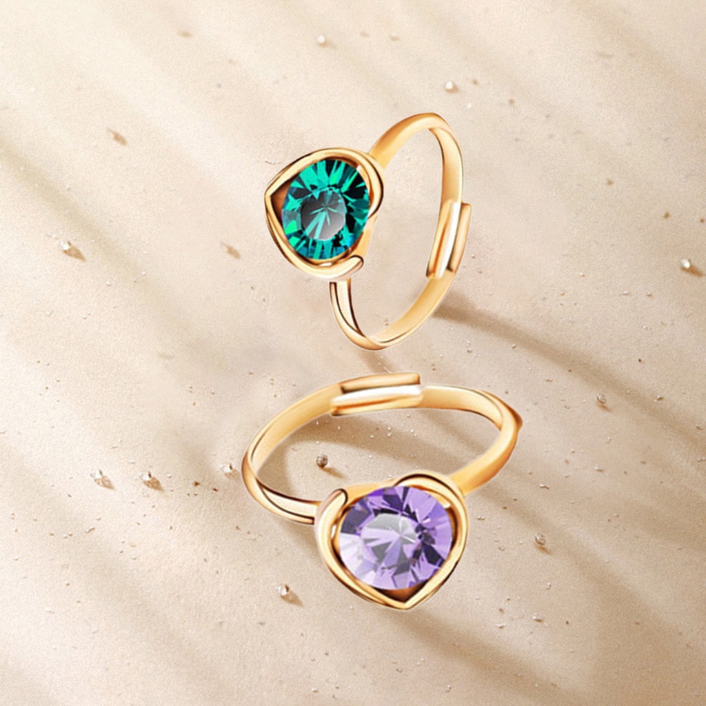 Set 4 vòng đeo tay đính đá pha lê giả thời trang cho nữ