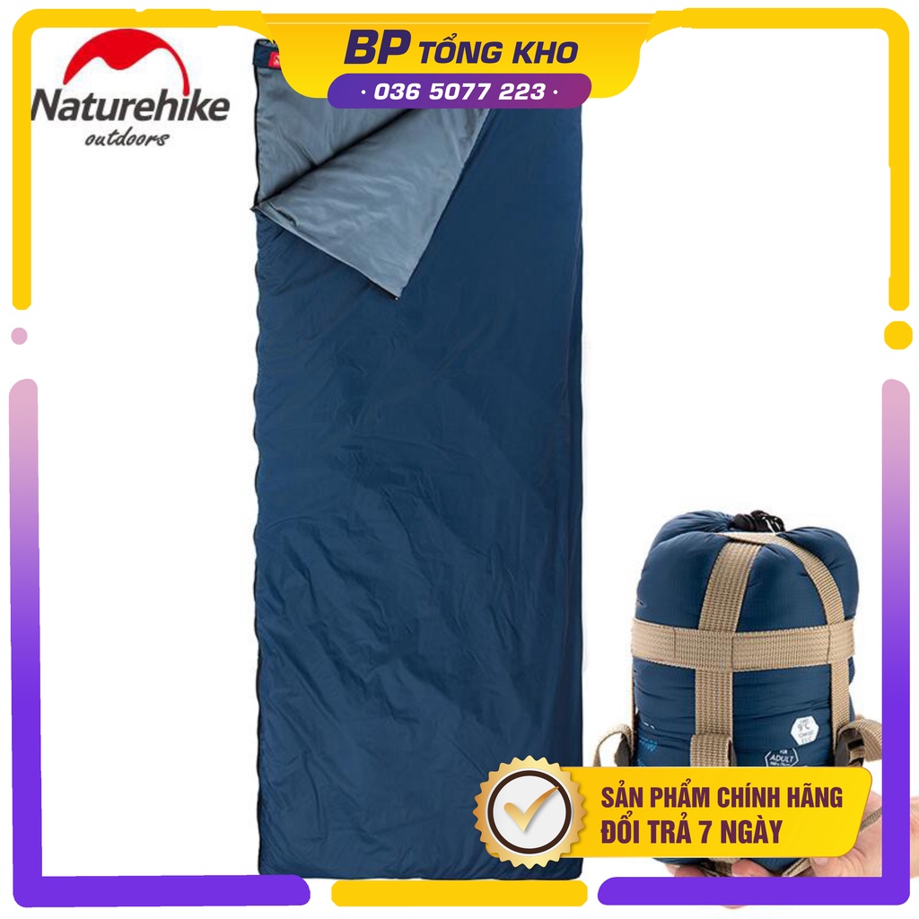 TÚI NGỦ MỎNG NATUREHIKE NH15S003-D nhỏ gọn tiện dụng cho văn phòng, dã ngoại du lịch