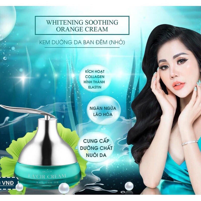 Kem dưỡng trắng da anhthushop Kem dưỡng ẩm Dr lacir Cool Cream Kem dưỡng ban đêm Lacir chính hãng