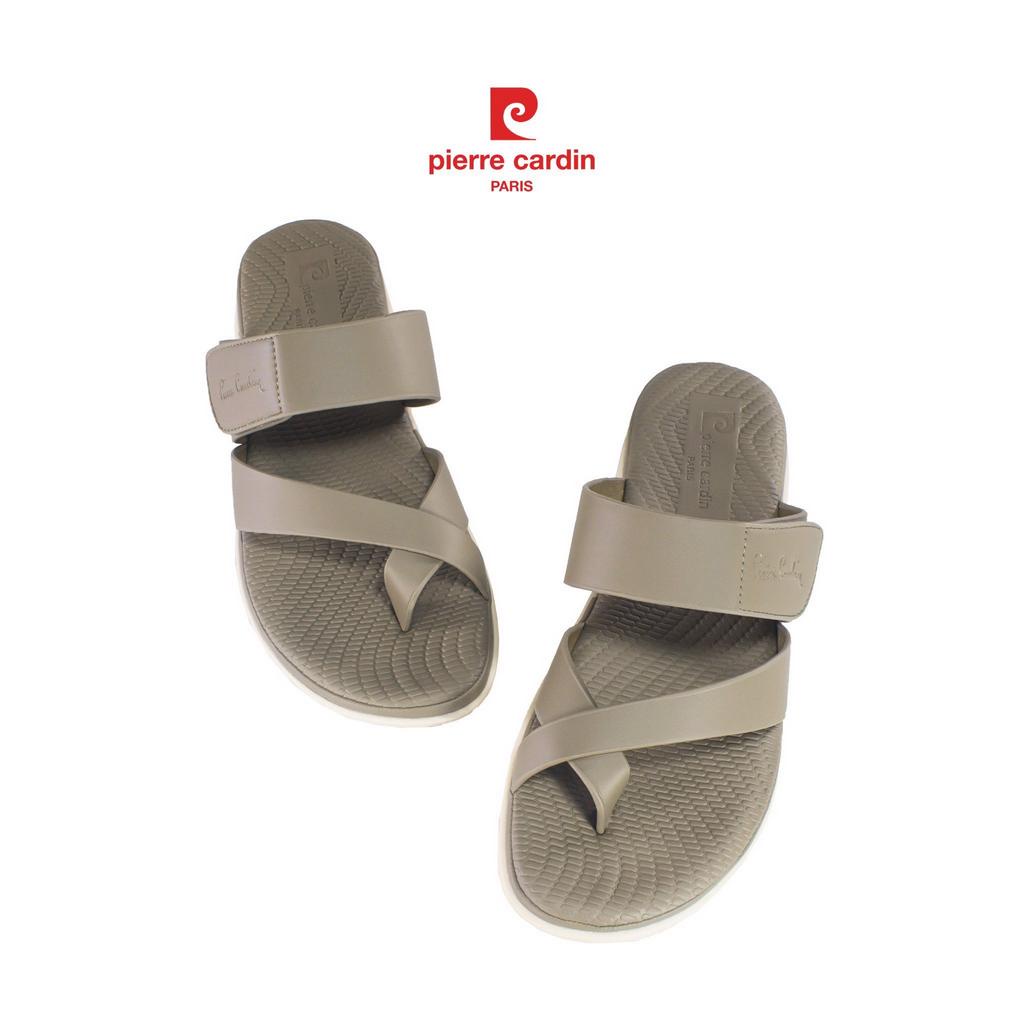 [Voucher 15%] Dép nữ da cao cấp, đế cao 2cm, thiết kế mang êm chân, chống trượt Pierre Cardin - PCWFWSH 226