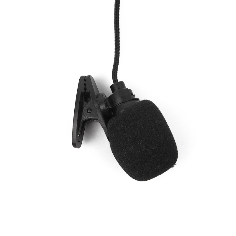 Micro kẹp áo mini có jack 3.5mm và dây 1.5m cao cấp