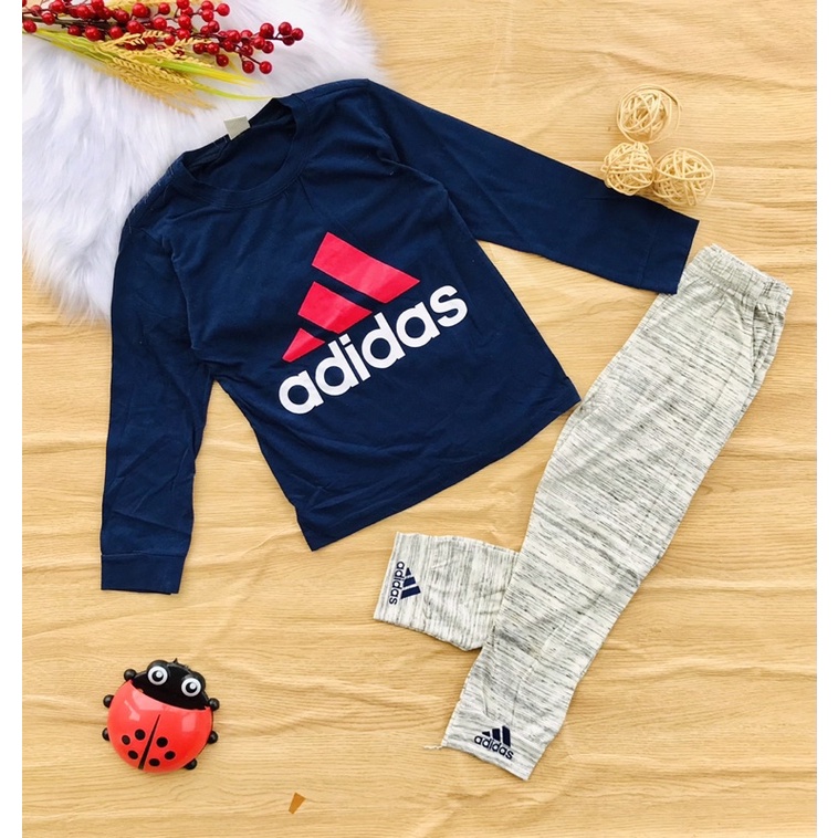 🚁 Bộ dài tay thun cotton cho bé  trai 25-45kg