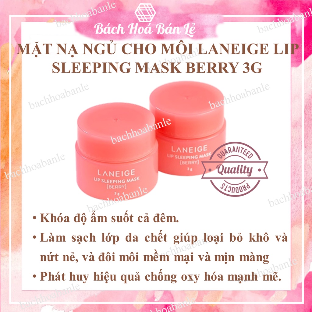 Mặt nạ ngủ môi Laneige