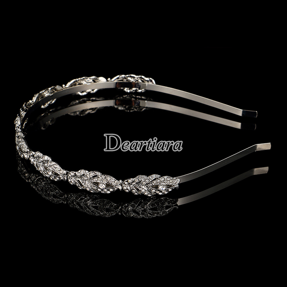 Crystal Rhinestone Headband Wedding Bridal Tiara Headwear