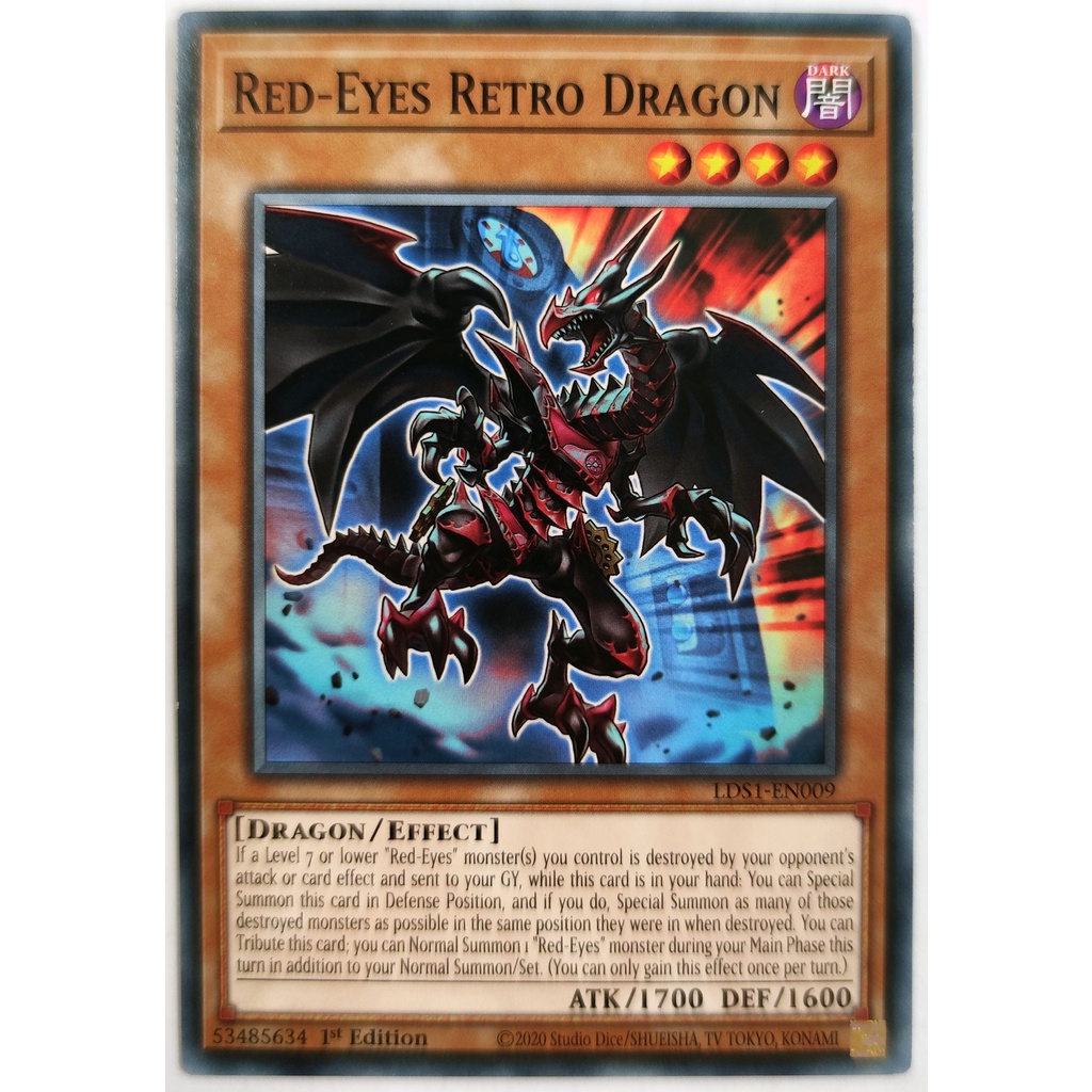 [Thẻ Yugioh] Red-Eyes Retro Dragon |EN| Common (Duel Monsters)