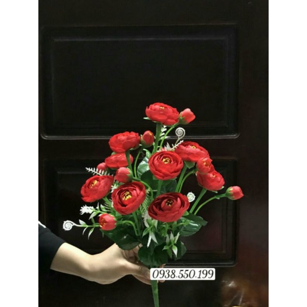 Cụm Hoa Trà Gạo Giả Hoa Giả Trang trí