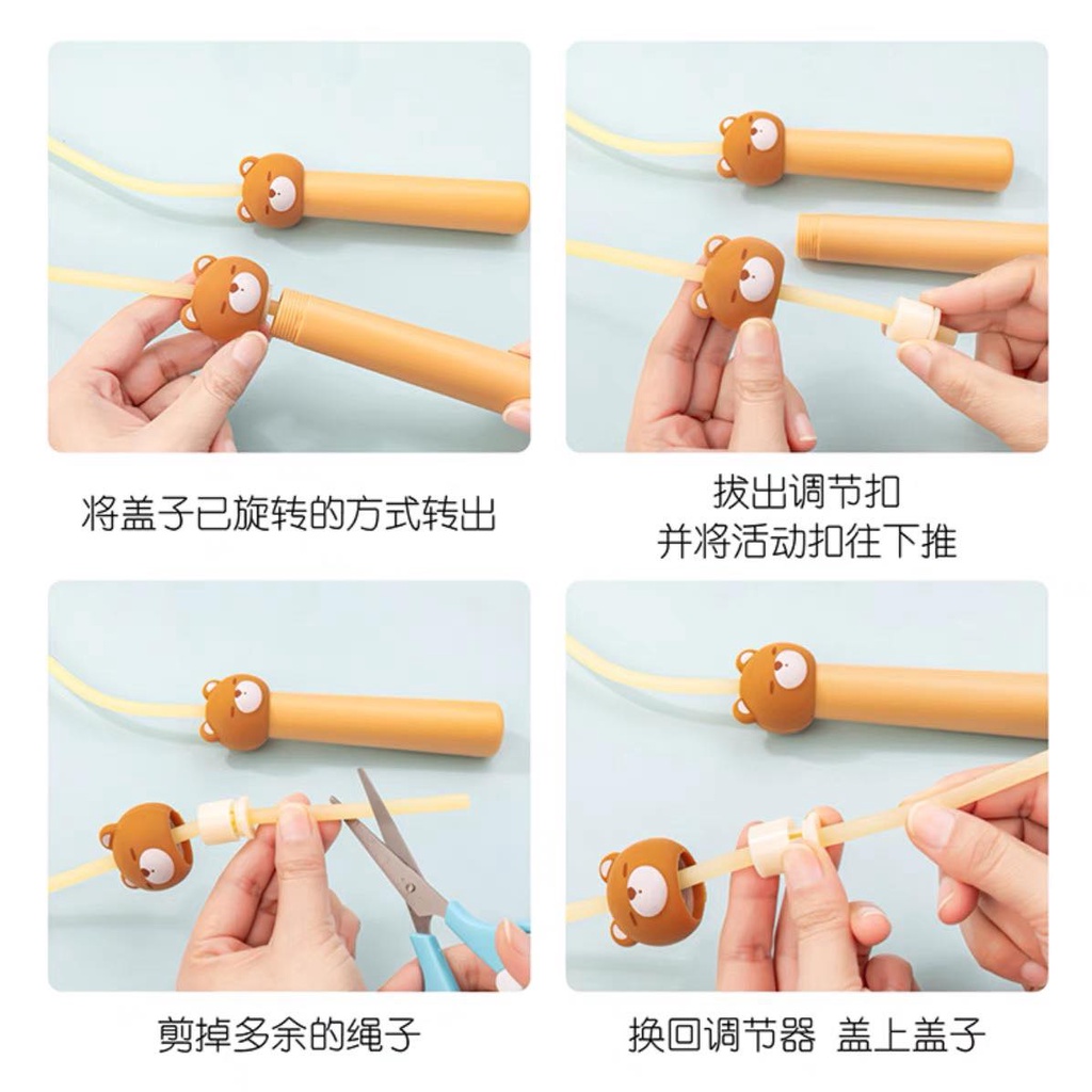 Dây Nhảy Hoạt Hình dễ thương Kỳ Lân Gấu Thỏ Khủng Long