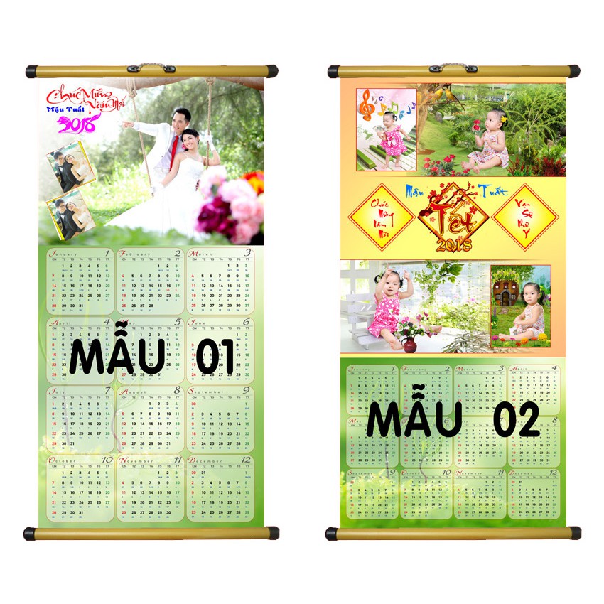 COMBO LỊCH bàn + móc khóa IN HÌNH THEO YÊU CẦU