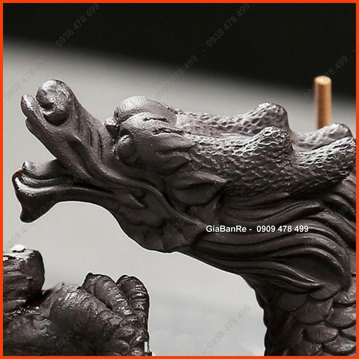 ĐỐT TRẦM GỐM HÌNH RỒNG - 6992.1