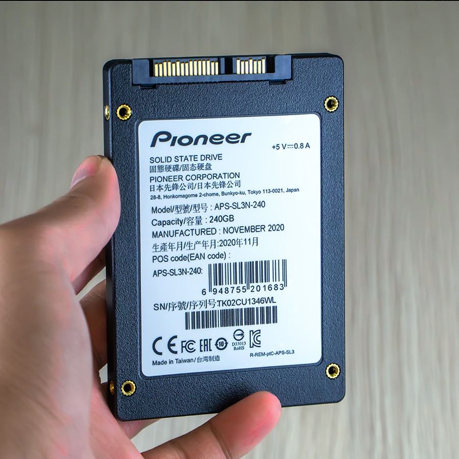 Ổ cứng SSD 240GB SATA3 Pioneer - Sản phẩm chính hãng - Bảo hành 36 tháng !