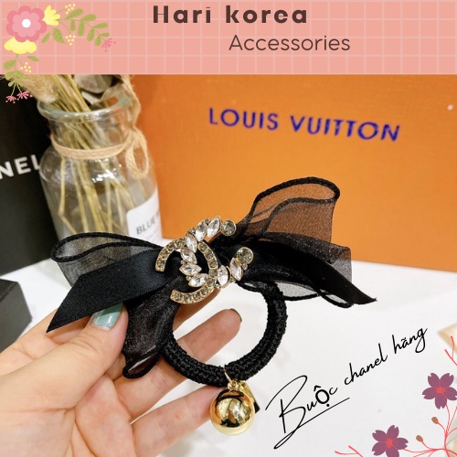 Buộc tóc nơ hãng chan€nl siu xinh. hót trend - Hari Korea Accessories