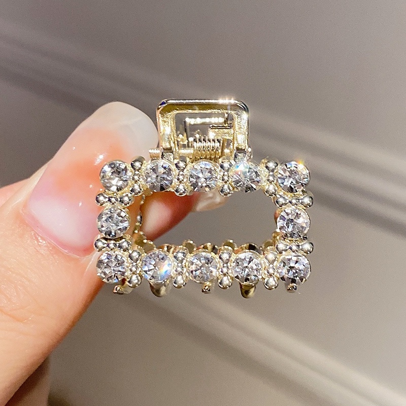 Kẹp tóc đính ngọc trai giả chất liệu hợp kim thời trang