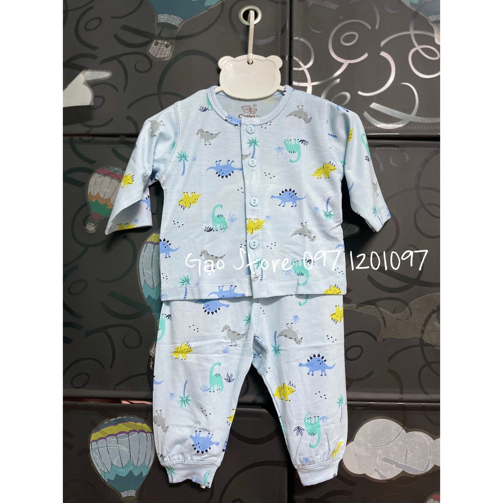 Bộ sơ sinh dài tay giá rẻ Catter bé trai, bé gái