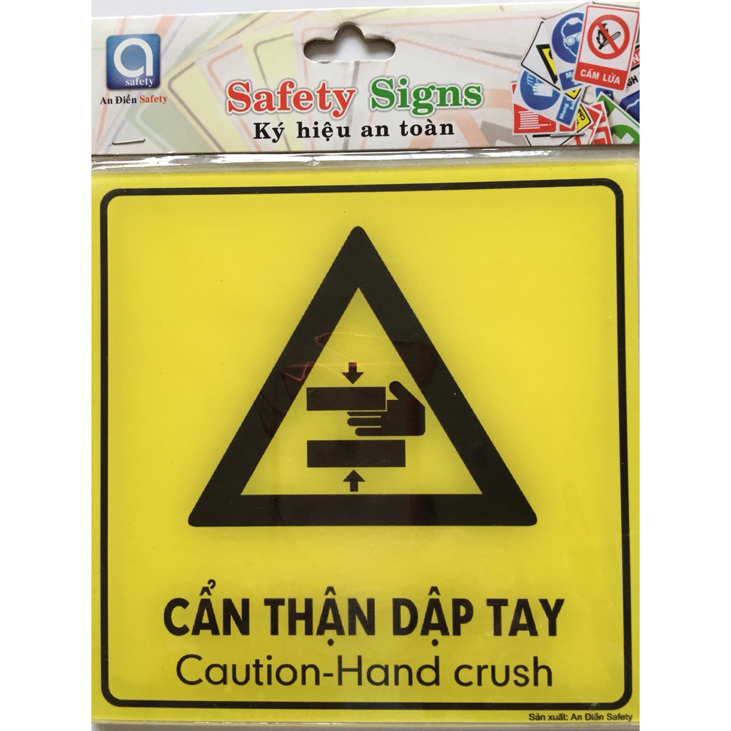 BIỂN BÁO - CẨN THẬN DẬP TAY