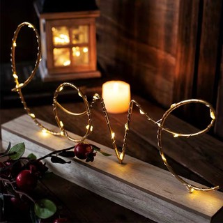 Đèn chữ trang trí chữ Home - Love