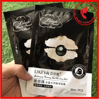 Mặt Nạ Ngọc Trai Đen NATURAL LIKEYA hộp 10 miếng Nội địa Trung