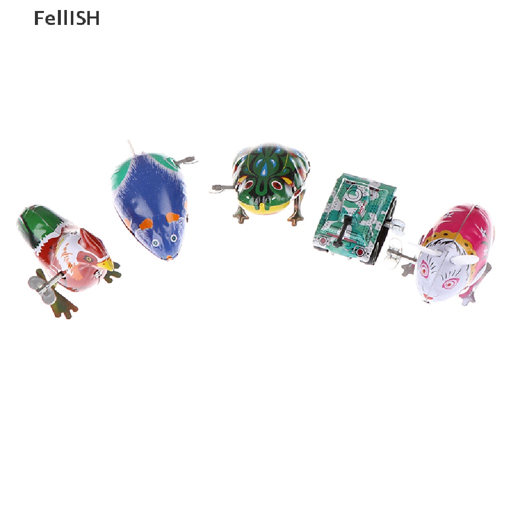 1 Đồ Chơi Lên Dây Cót Hình Con Ếch Thỏ Bằng Sắt 439br