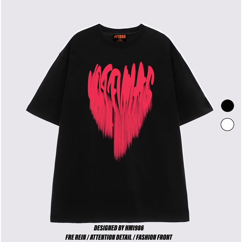 Áo thun tay lỡ form rộng unisex HM1986 3125