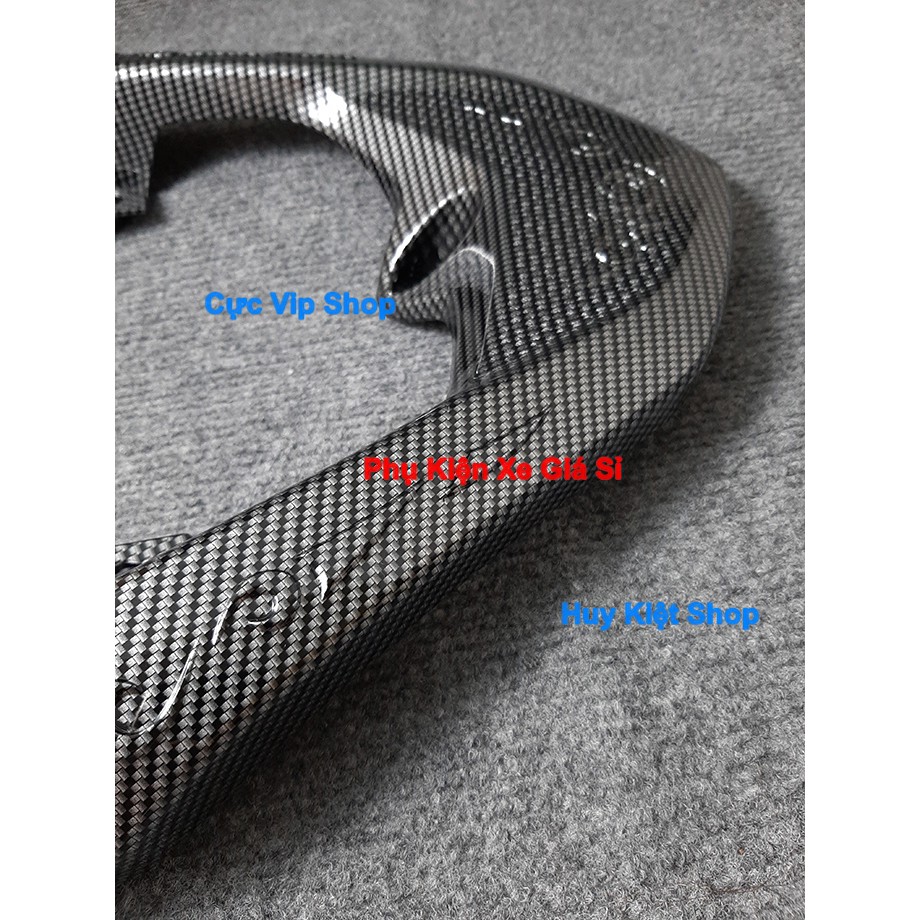 (Tay Dắt)  Dành Cho Xe Vision 2014 - 2019 - Ốp Chụp Cảng Sau Carbon