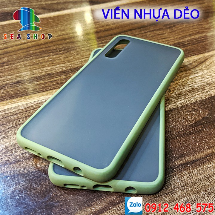 Ốp lưng Samsung A50 - A50S - A30S viền nhựa dẻo - Chống sốc thời trang - LƯNG NHAM