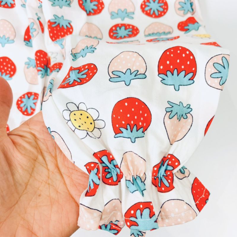 BỘ HAI DÂY QUẦN NGỐ MẶC HÈ CHO BÉ GÁI 1 ĐẾN 5 TUỔI