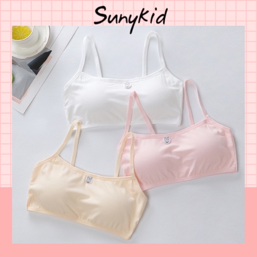 Áo bra học sinh, áo lót tuổi teen cotton tăm có đệm NG203