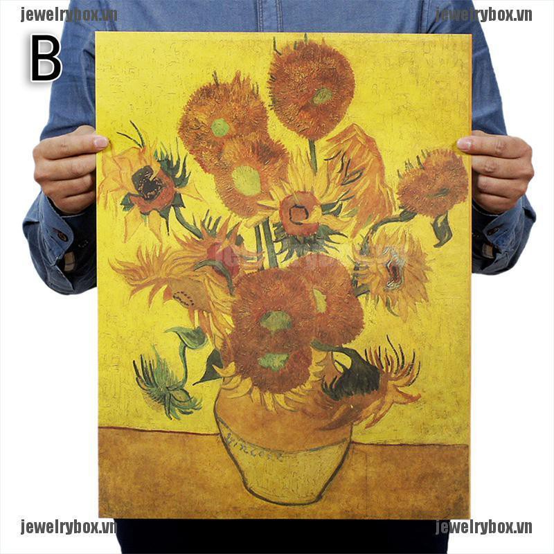 Tranh vải canvas hình người phụ nữ đang nổi tiếng jx Van Gogh Trang trí nội thất