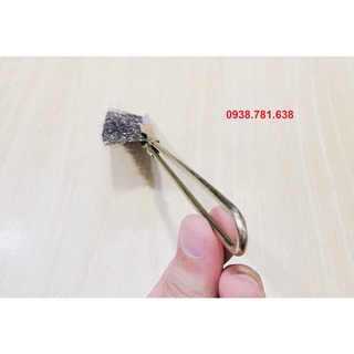 Bàn Chải Cán Sắt Đầu Thẳng Sợi Thép