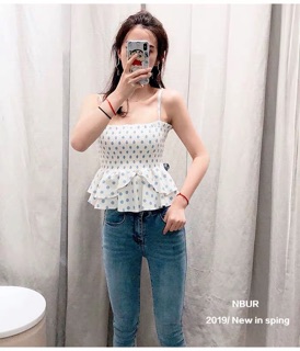 Áo hai giây chấm bi ( hình thật ở cuối)