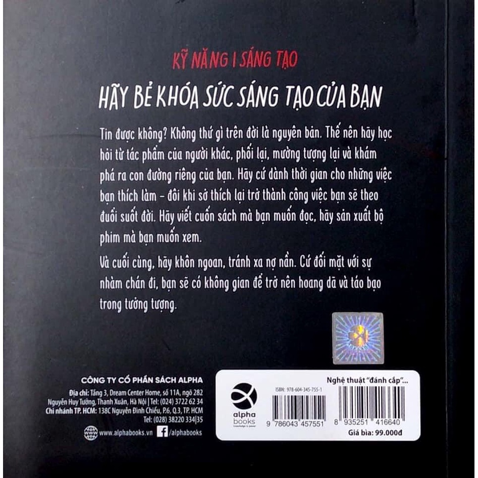 Sách Alpha - Nghệ Thuật Đánh Cắp Ý Tưởng